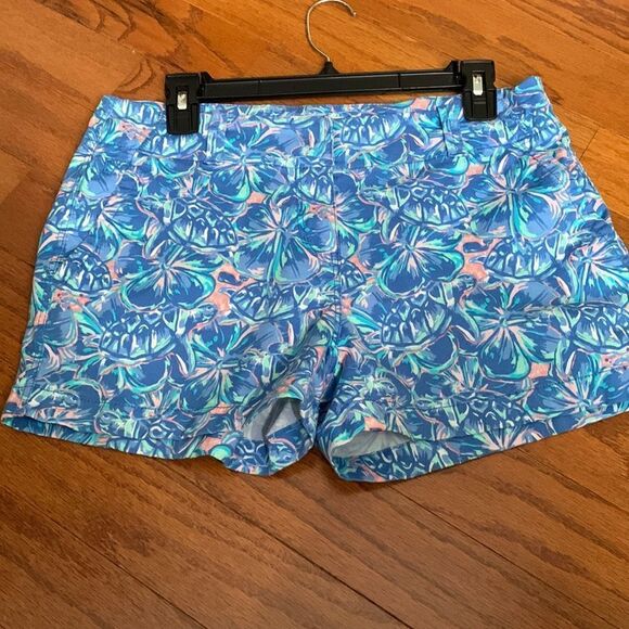Vineyard Vines size 4 blue and pink shorts - Picture 1 of 11